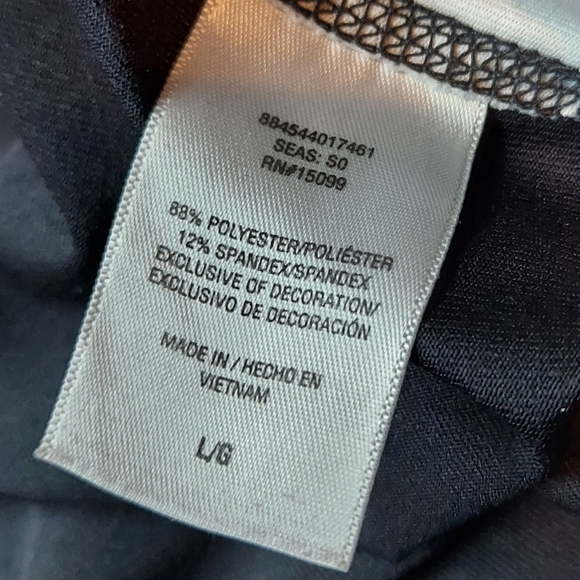 Nordic Track Black White High Rise Athletic Leggings Size L - Picture 11 of 14